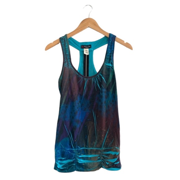 Volume One | Y2K tank top racer back top blouse size small - Picture 1 of 5